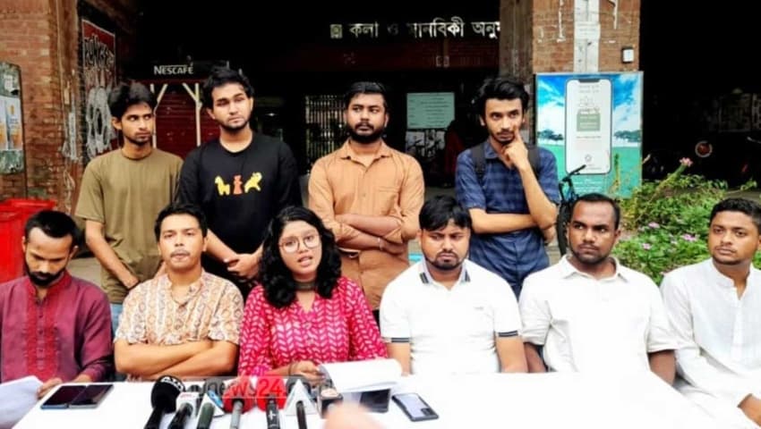 জাকসুতে মেঘ-লিমনের নেতৃত্বে  আরেকটি স্বতন্ত্র প্যানেল ঘোষণা