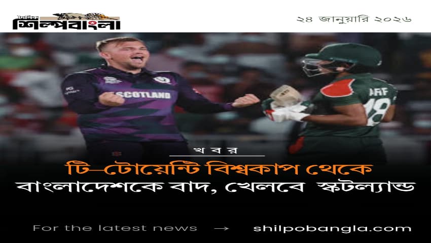 ‘টি–টোয়েন্টি বিশ্বকাপ থেকে বাংলাদেশ আউট, স্কটল্যান্ড ইন’