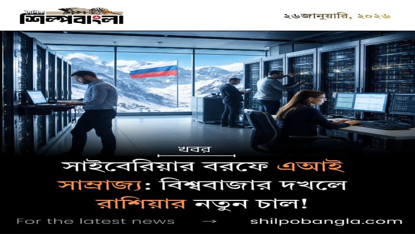 সাইবেরিয়ার বরফে এআই সাম্রাজ্য: বিশ্ববাজার দখলে রাশিয়ার নতুন চাল!